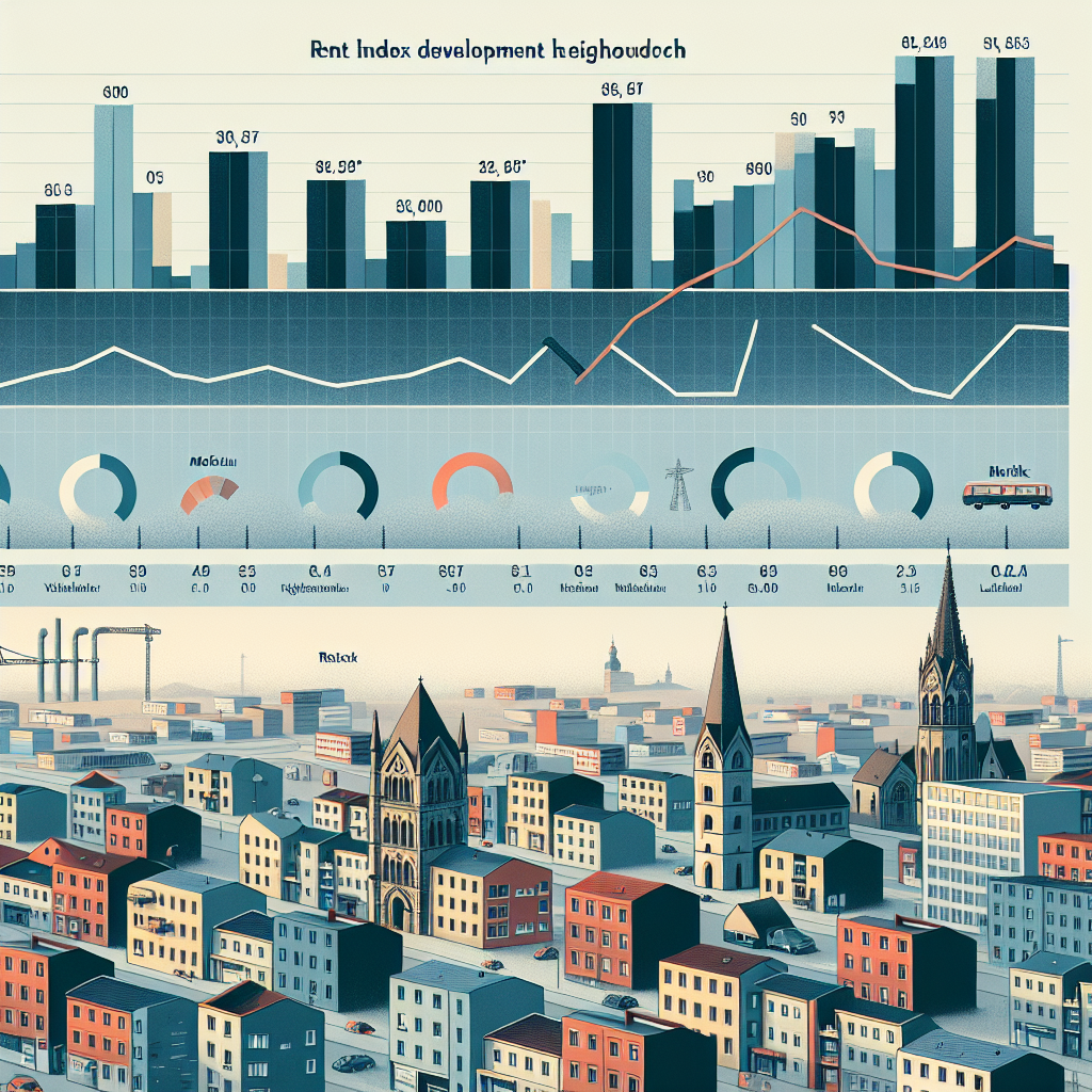 Mietspiegelentwicklung Leipzig Mölkau vs. andere Stadtteile.